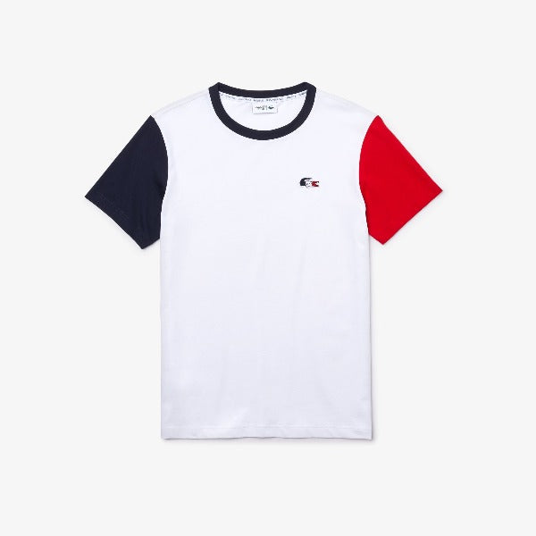 Shop The Latest Collection Of Outlet - Lacoste Men'S Lacoste Sport Jeux Olympiques Edition Tricolour T-Shirt - Th3745 In Lebanon