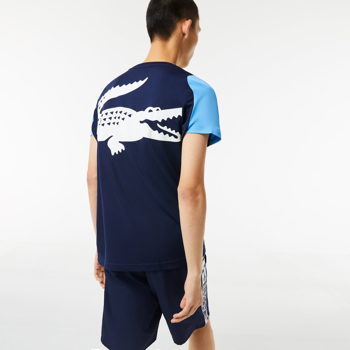 Men's Lacoste Sport Crocodile Print Tennis T-Shirt - Th9417