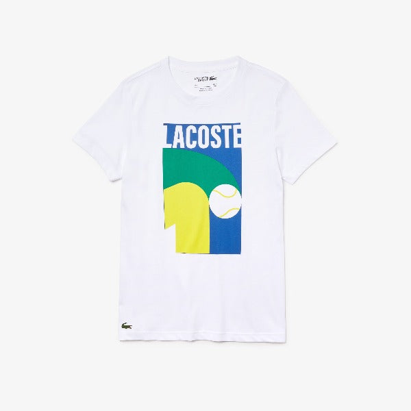Shop The Latest Collection Of Outlet - Lacoste Men'S Lacoste Sport Breathable Graphic Print T-Shirt - Th9683 In Lebanon