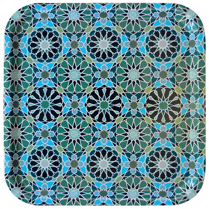Shop The Latest Collection Of Images D'Orient Square Tray Andalusia - 32 Cm - Tra-320061 In Lebanon