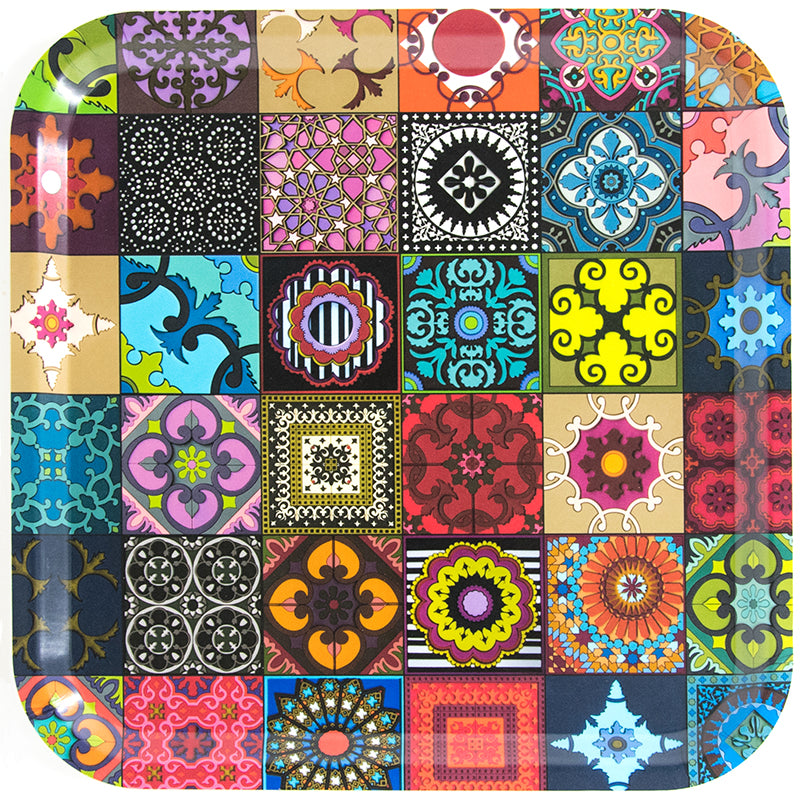 Shop The Latest Collection Of Images D'Orient Square Tray Patchwork- 32 Cm - Tra-320101 In Lebanon