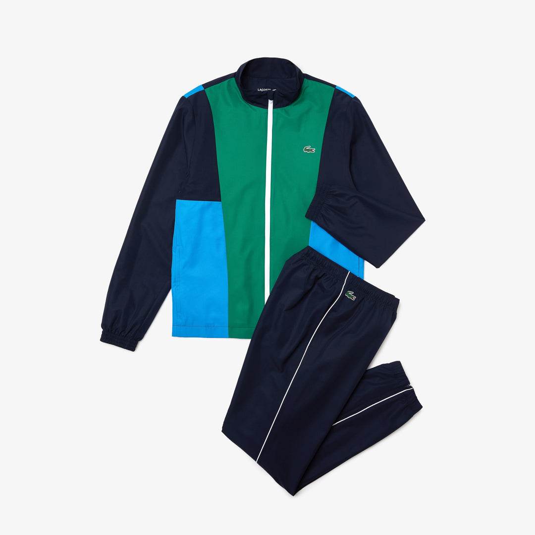 Buy Men'S Lacoste Sport Branded Color-Block Tracksuit Wh0877