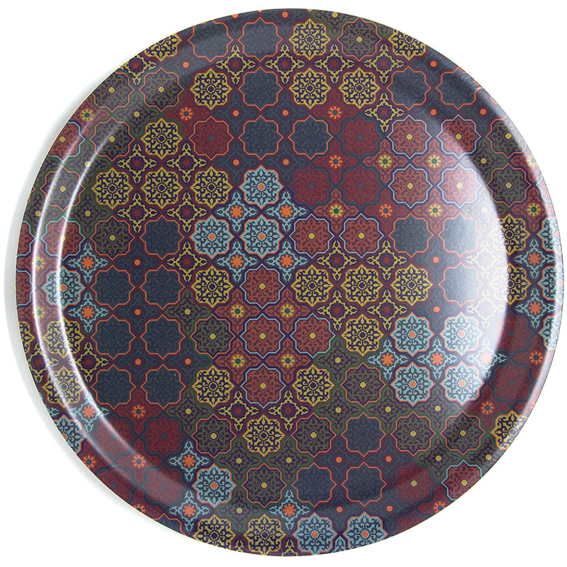 Shop The Latest Collection Of Images D'Orient Round Laminated Tray Vagabonde - 43.5 Cm - Wpl-430021 In Lebanon