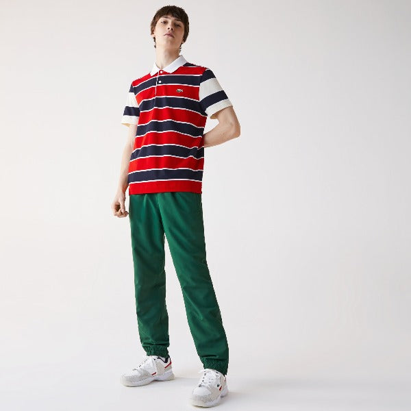 Men's Lacoste Regular Fit Striped Ultra-Lightweight Knit Polo Shirt - Yh9861