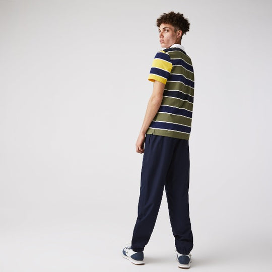 Men's Lacoste Regular Fit Striped Ultra-Lightweight Knit Polo Shirt - Yh9861