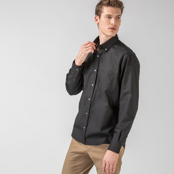 Men's Regular Fit Cotton Mini Pique Shirt - CH9623
