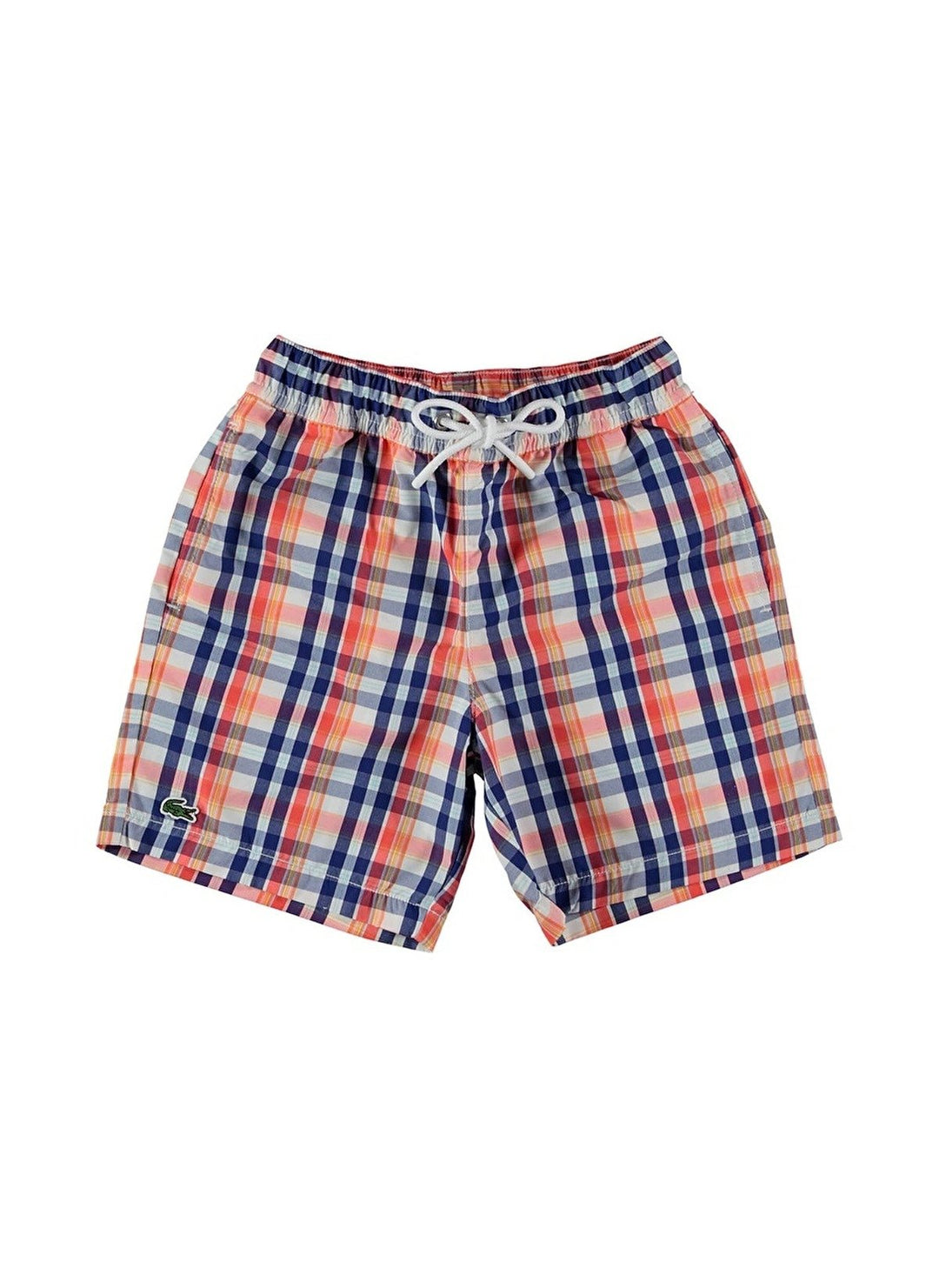 Shop The Latest Collection Of Outlet - Lacoste Kids' Check Swim Shorts - Mj6194 In Lebanon
