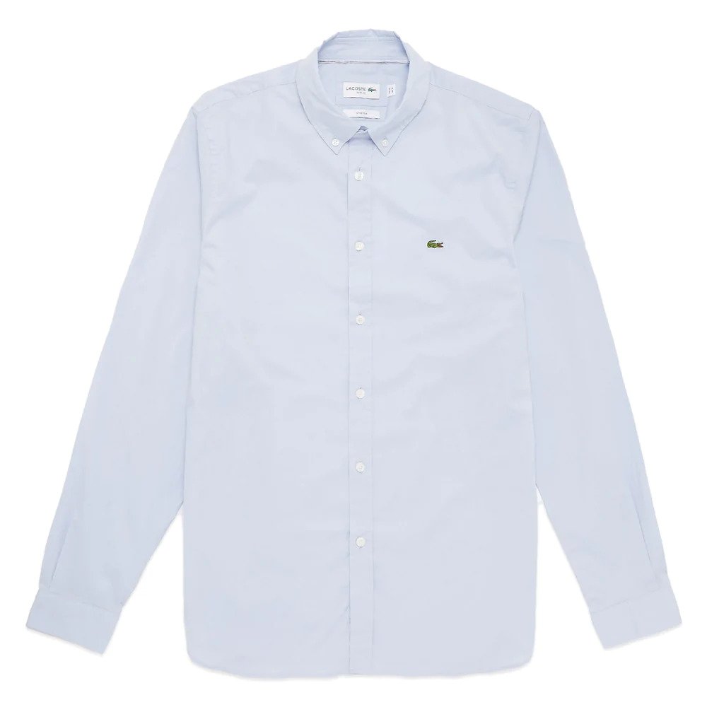 Shop The Latest Collection Of Outlet - Lacoste Lacoste Men'S Long Sleeve Stretch Poplin Shirt - Ch7221 In Lebanon