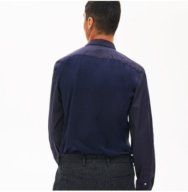 Linen Shirt Short Sleeve - Aqua